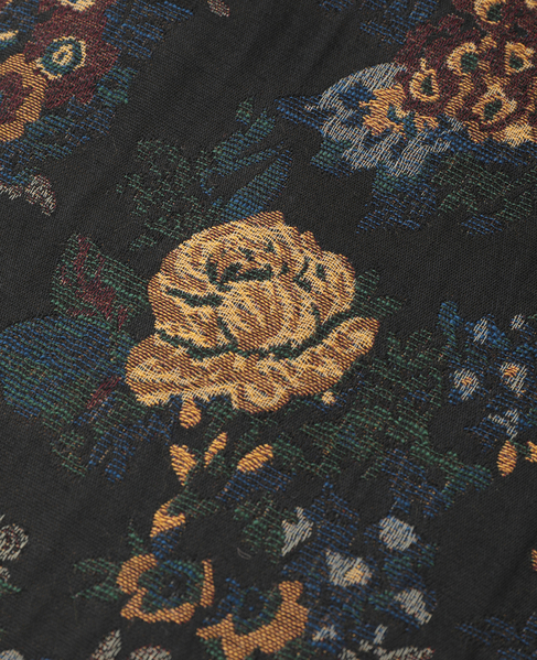 FLOWER JAQUARD WRAP SKIRT 詳細画像 ブラック 17
