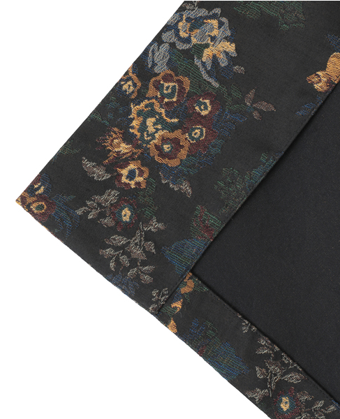 FLOWER JAQUARD WRAP SKIRT 詳細画像 ブラック 7
