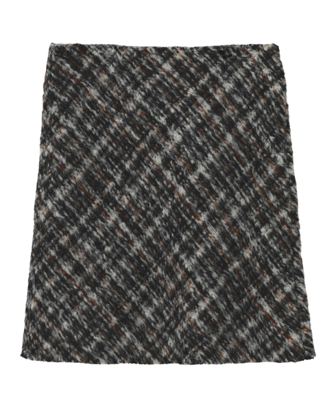 SHAGGY TWEED CHECK SKIRT 詳細画像 チェック 13