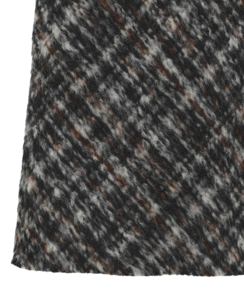 SHAGGY TWEED CHECK SKIRT 詳細画像 チェック 17