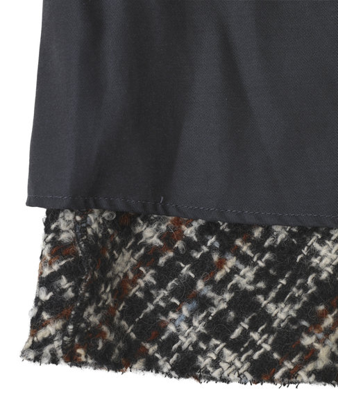 SHAGGY TWEED CHECK SKIRT 詳細画像 チェック 18
