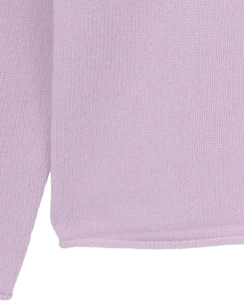 WOOL CASHMERE KEY NECK PULLOVER 詳細画像 パープル 5