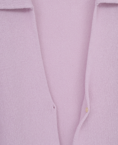 WOOL CASHMERE KEY NECK PULLOVER 詳細画像 パープル 6