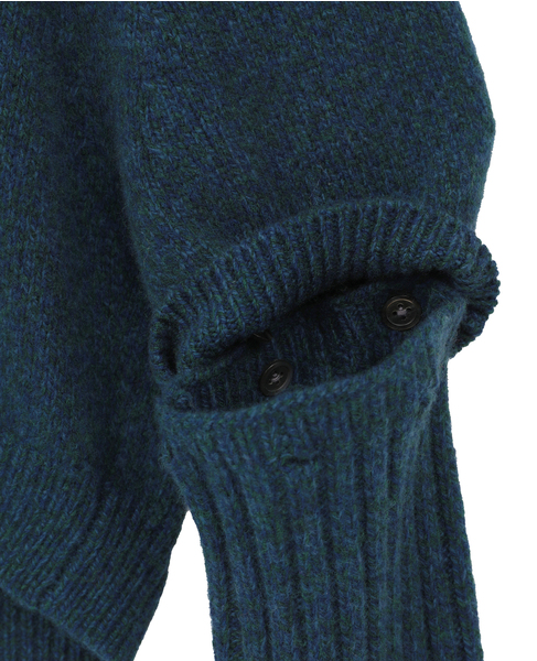 WOOL CASHMERE ZIP SHORT CARDIGAN 詳細画像 ネイビー 6