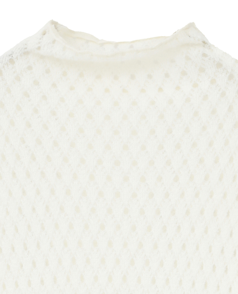 WOOL NYLON RUSSEL BOTTLE NECK PULLOVER 詳細画像 ホワイト 3