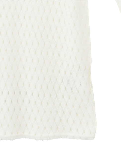 WOOL NYLON RUSSEL BOTTLE NECK PULLOVER 詳細画像 ホワイト 5
