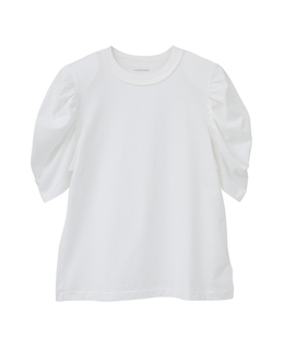 Plemiun Cotton Jersey Gather Sleeve Cut And Sew