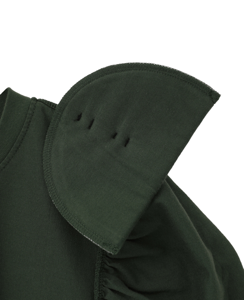 Plemiun Cotton Jersey Gather Sleeve Cut And Sew 詳細画像 ブラウン 7