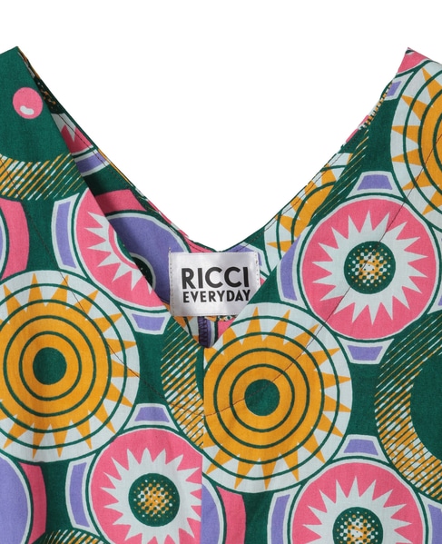 【RICCI EVERYDAY/リッチーエブリデイ】アブダビ・ワンピース 詳細画像 ブルー 4