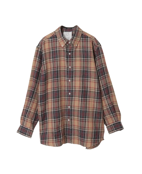 【SUSTAINABLE THINK.】 “CIRBRIC” Standard B.D Shirt 詳細画像 ベージュ系その他2 1