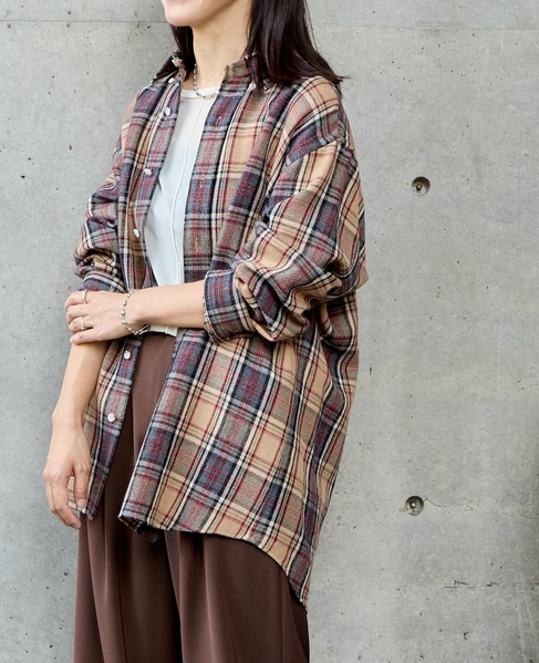 【SUSTAINABLE THINK.】 “CIRBRIC” Standard B.D Shirt 詳細画像 ベージュ系その他2 2