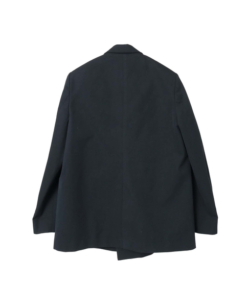 【SUSTAINABLE THINK.】“CIRBRIC” Cotton Wool Navy Jacket 詳細画像 ネイビー 2