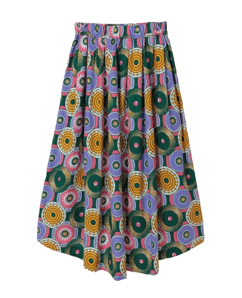 【RICCI EVERYDAY/リッチーエブリデイ】アブダビ・ギャザー・スカート 詳細画像 ブルー 3