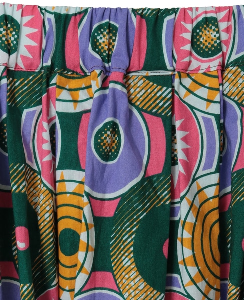 【RICCI EVERYDAY/リッチーエブリデイ】アブダビ・ギャザー・スカート 詳細画像 ブルー 4