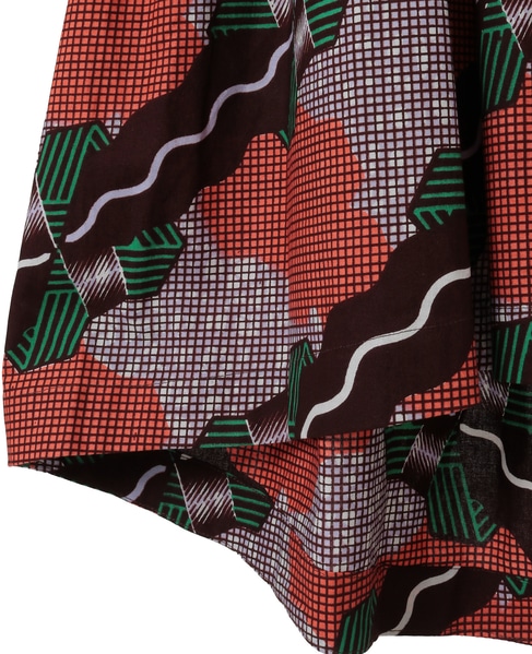 【RICCI EVERYDAY/リッチーエブリデイ】アブダビ・ギャザー・スカート 詳細画像 レッド 5