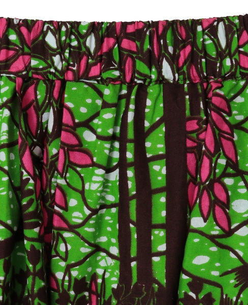 【RICCI EVERYDAY/リッチーエブリデイ】アブダビ・ギャザー・スカート 詳細画像 グリーン 2