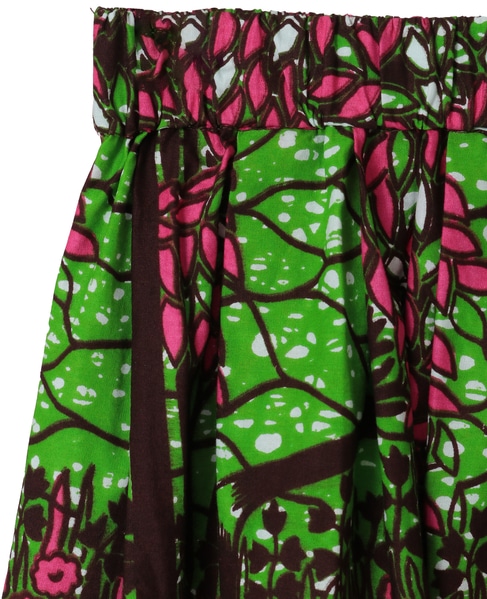 【RICCI EVERYDAY/リッチーエブリデイ】アブダビ・ギャザー・スカート 詳細画像 グリーン 4