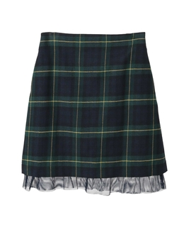 【SUSTAINABLE THINK.】“CIRBRIC” Check Skirt