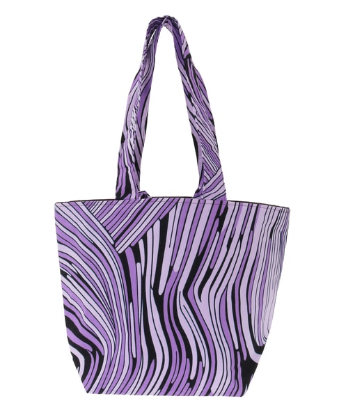 【RICCI EVERYDAY/リッチーエブリデイ】ファブリック・ブックトート 詳細画像 パープル 2