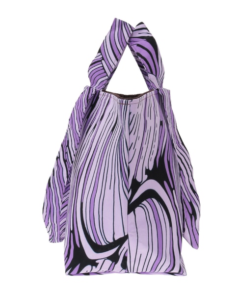 【RICCI EVERYDAY/リッチーエブリデイ】ファブリック・ブックトート 詳細画像 パープル 3