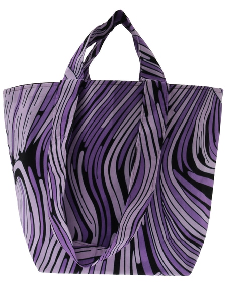 【RICCI EVERYDAY/リッチーエブリデイ】ファブリック・ブックトート 詳細画像 パープル 4