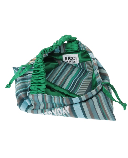 【RICCI EVERYDAY/リッチーエブリデイ】ワンハンドル・巾着 詳細画像 グリーン 2