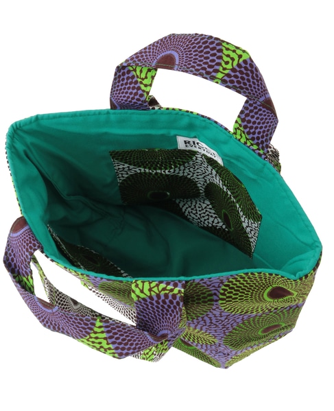 【RICCI EVERYDAY/リッチーエブリデイ】ファブリック・ブックトート 詳細画像 グリーン 3