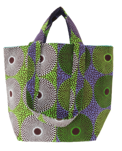 【RICCI EVERYDAY/リッチーエブリデイ】ファブリック・ブックトート 詳細画像 グリーン 4