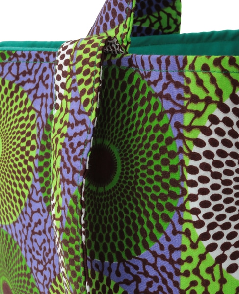 【RICCI EVERYDAY/リッチーエブリデイ】ファブリック・ブックトート 詳細画像 グリーン 6