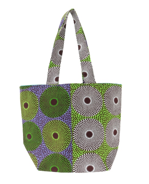 【RICCI EVERYDAY/リッチーエブリデイ】ファブリック・ブックトート 詳細画像 グリーン 8