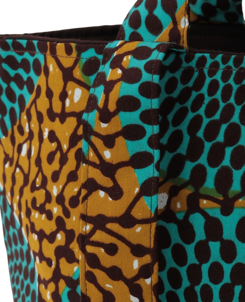 【RICCI EVERYDAY/リッチーエブリデイ】ファブリック・ブックトート 詳細画像 グリーン 3