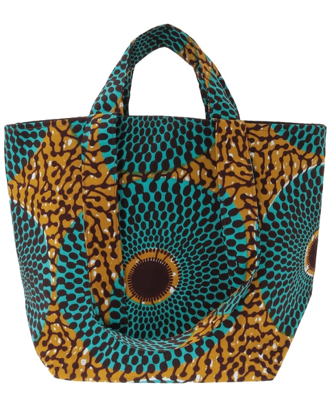 【RICCI EVERYDAY/リッチーエブリデイ】ファブリック・ブックトート 詳細画像 グリーン 7