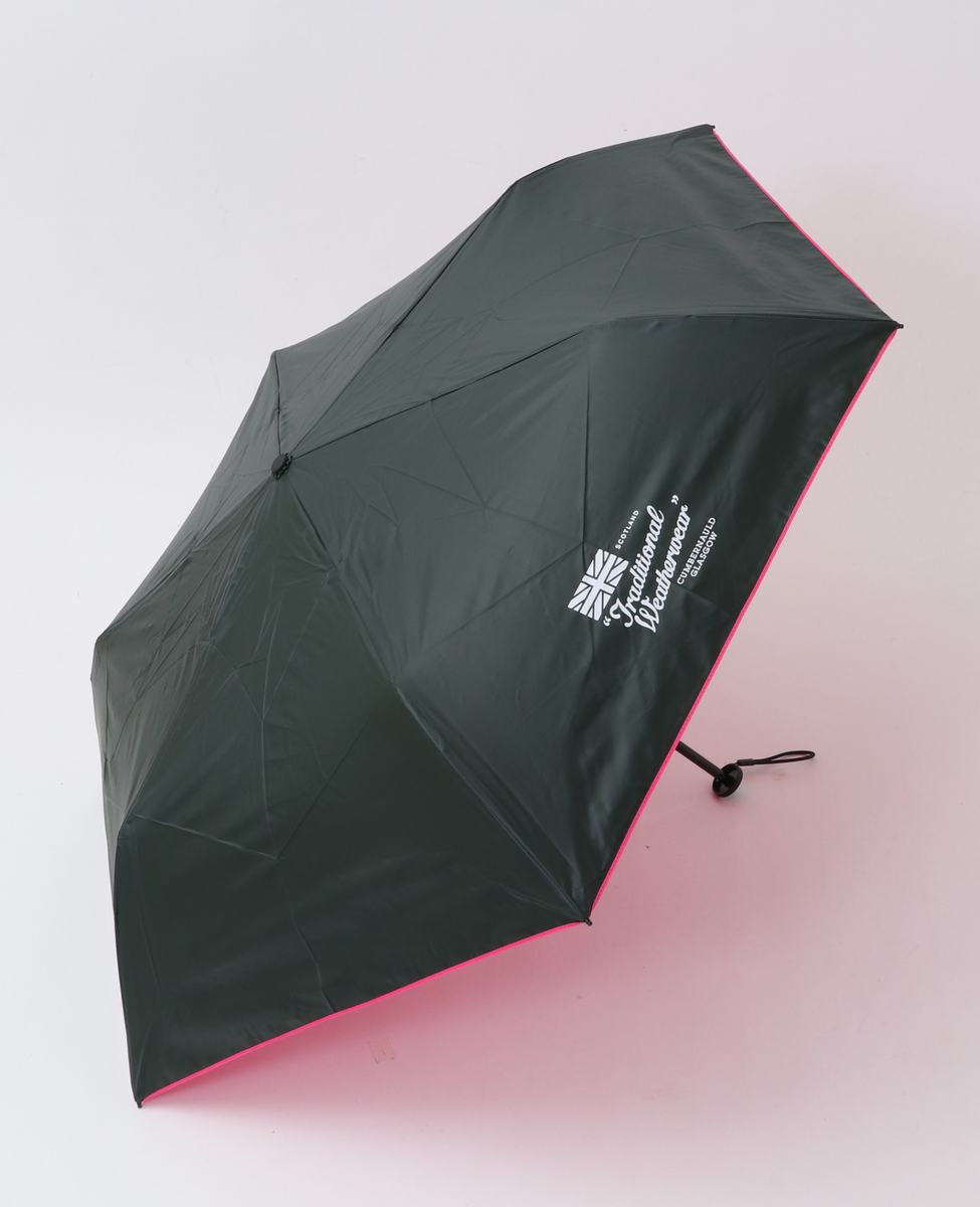 【Traditional Weather Wear】LIGHT WEIGHT UMBRELLA NEON  晴雨兼用　折り畳み傘 詳細画像 グリーン 1