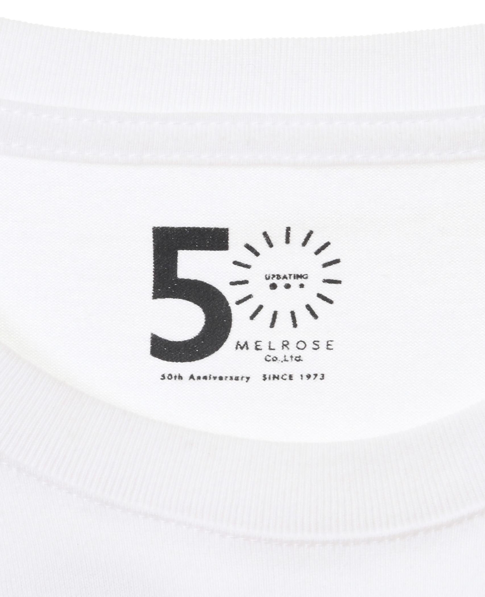 【メルローズ50周年限定】ロゴプリントTシャツ 詳細画像 ホワイト 6