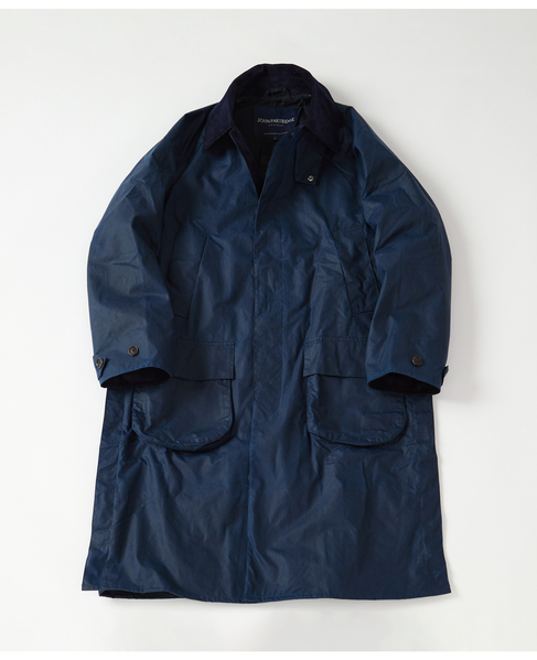 【JOHN PARTRIDGE/ジョンパートリッジ】6oz Wax BALMACAAN COAT 詳細画像 NAVY 11