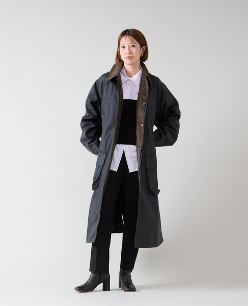 【JOHN PARTRIDGE/ジョンパートリッジ】6oz Wax BALMACAAN COAT 詳細画像 NAVY 16