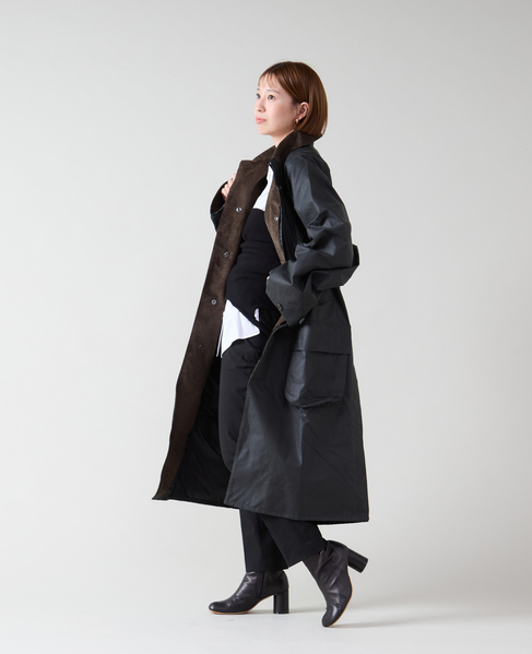 【JOHN PARTRIDGE/ジョンパートリッジ】6oz Wax BALMACAAN COAT 詳細画像 NAVY 19