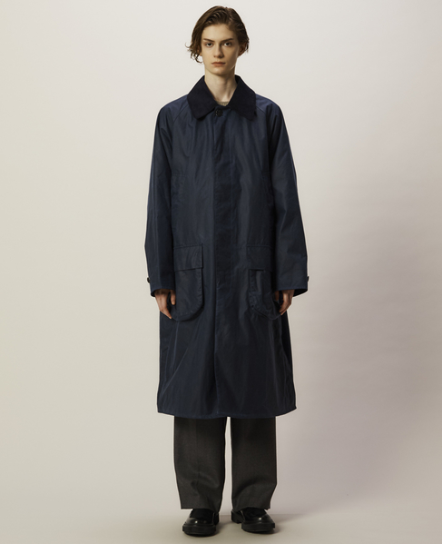 【JOHN PARTRIDGE/ジョンパートリッジ】6oz Wax BALMACAAN COAT 詳細画像 NAVY 2