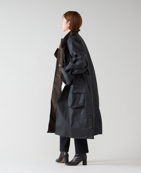 【JOHN PARTRIDGE/ジョンパートリッジ】6oz Wax BALMACAAN COAT 詳細画像 NAVY 20