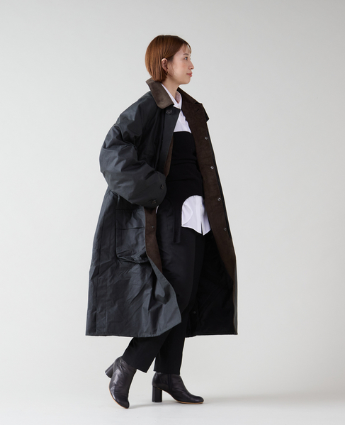 【JOHN PARTRIDGE/ジョンパートリッジ】6oz Wax BALMACAAN COAT 詳細画像 NAVY 23