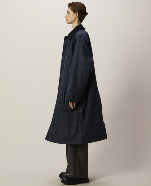 【JOHN PARTRIDGE/ジョンパートリッジ】6oz Wax BALMACAAN COAT 詳細画像 NAVY 3