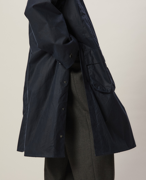 【JOHN PARTRIDGE/ジョンパートリッジ】6oz Wax BALMACAAN COAT 詳細画像 NAVY 7