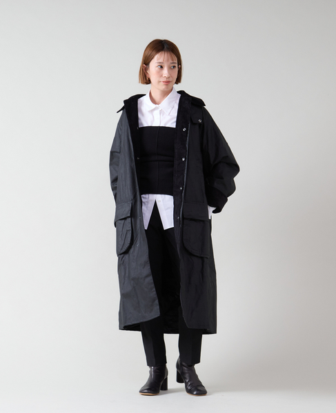 【JOHN PARTRIDGE/ジョンパートリッジ】6oz Wax BALMACAAN COAT 詳細画像 BLACK 10