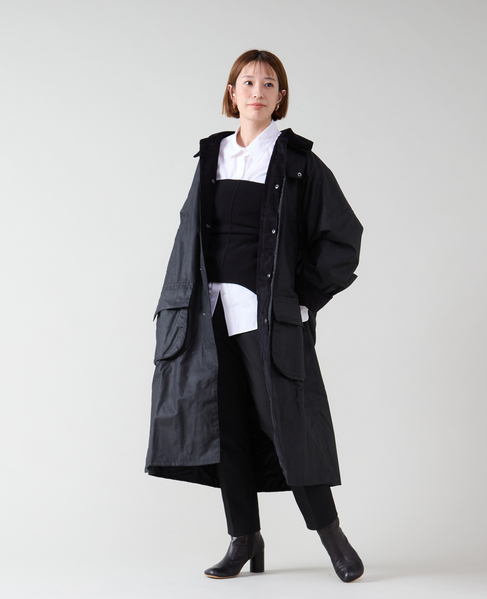 【JOHN PARTRIDGE/ジョンパートリッジ】6oz Wax BALMACAAN COAT 詳細画像 BLACK 11