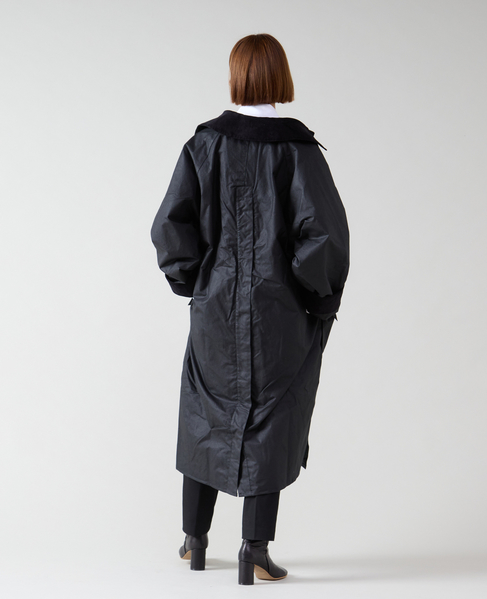 【JOHN PARTRIDGE/ジョンパートリッジ】6oz Wax BALMACAAN COAT 詳細画像 BLACK 14