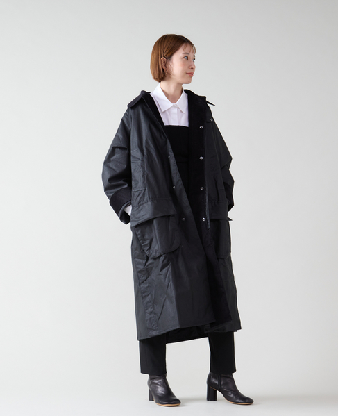 【JOHN PARTRIDGE/ジョンパートリッジ】6oz Wax BALMACAAN COAT 詳細画像 BLACK 16