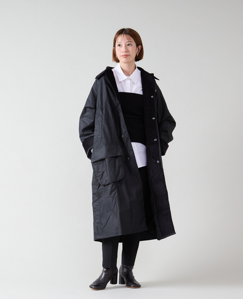 【JOHN PARTRIDGE/ジョンパートリッジ】6oz Wax BALMACAAN COAT 詳細画像 BLACK 17