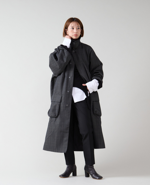 【JOHN PARTRIDGE/ジョンパートリッジ】6oz Wax BALMACAAN COAT 詳細画像 BLACK 18