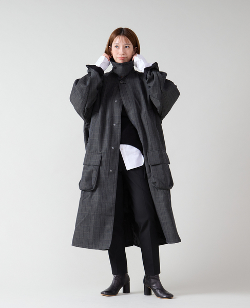 【JOHN PARTRIDGE/ジョンパートリッジ】6oz Wax BALMACAAN COAT 詳細画像 BLACK 19