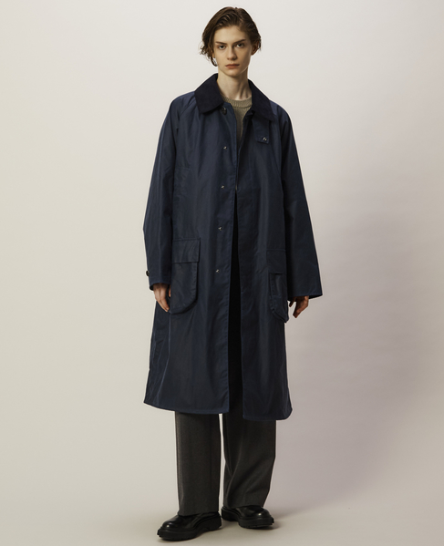 【JOHN PARTRIDGE/ジョンパートリッジ】6oz Wax BALMACAAN COAT 詳細画像 BLACK 4